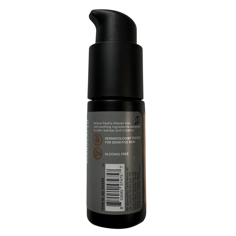 Manscaped Face Shave Soother Aftershave Serum Sensitive‎ Skin Alcohol Free New
